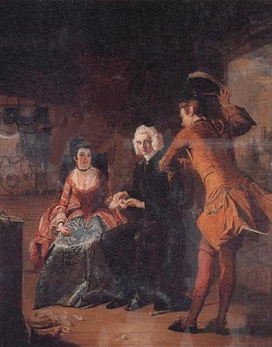 William Powell  Frith A Scene from Sterne's A Sentimental Journey china oil painting image